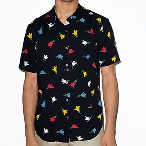 American Apparel unisex button up shirt NWT, XL